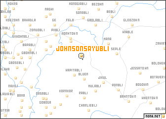 map of Johnson Sayubli