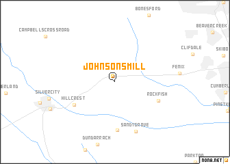 map of Johnsons Mill