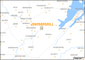 map of Johnsons Mill