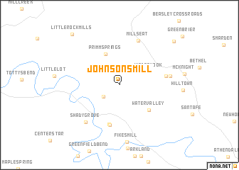 map of Johnsons Mill