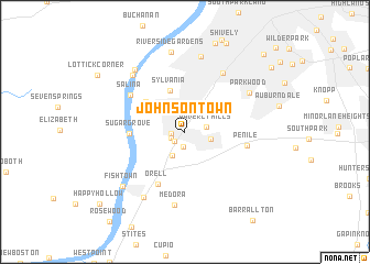 map of Johnsontown