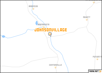 map of Johnson Village
