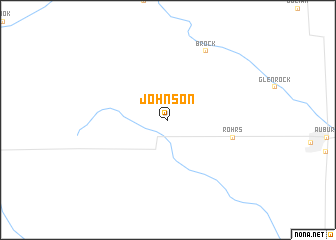 map of Johnson