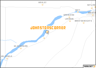 map of Johnstons Corner