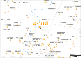 map of Johnston