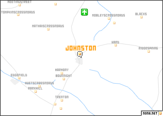 map of Johnston