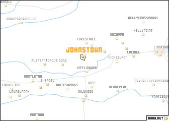 map of Johnstown