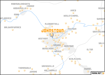 map of Johnstown