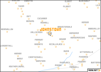 map of Johnstown