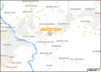 map of Johnstown