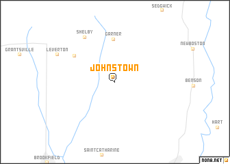 map of Johnstown