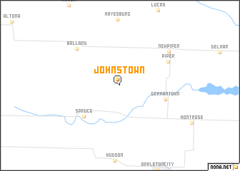 map of Johnstown