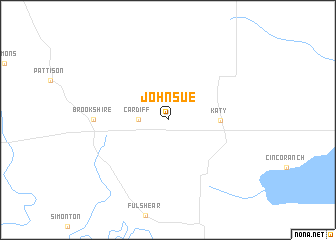 map of Johnsue