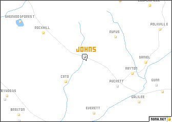 map of Johns