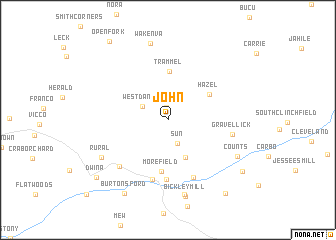 map of John