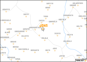 map of John