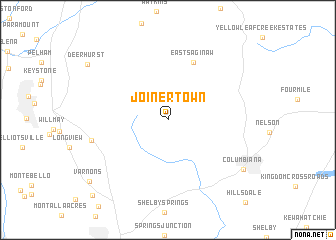 map of Joinertown