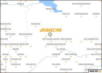 map of Joio de Cima