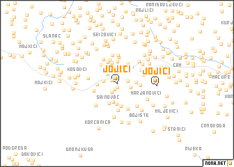 map of Jojići