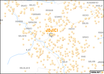 map of Jojići