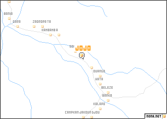 map of Jojo