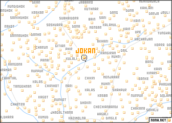 map of Jokān