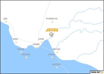 map of Jokau