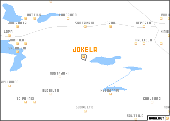 map of Jokela