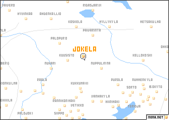 map of Jokela