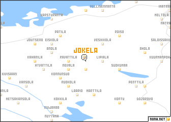 map of Jokela
