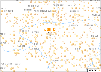 map of Jokići