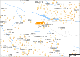 map of Jokići