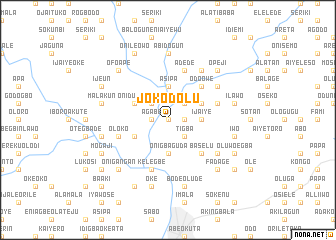 map of Jokodolu