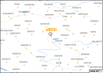 map of Jõksi