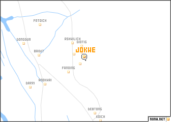 map of Jokwe