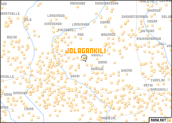 map of Jolagān Kili