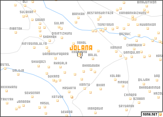 map of Jōlāna