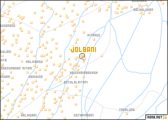 map of Jolbāni