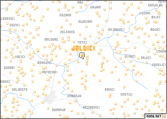 map of Joldići