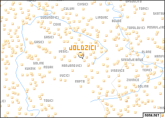 map of Joldžići