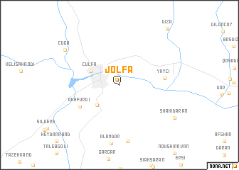 map of Jolfā