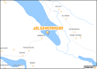 map of Jolgeh-e Namdān