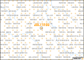 map of Jolitrou