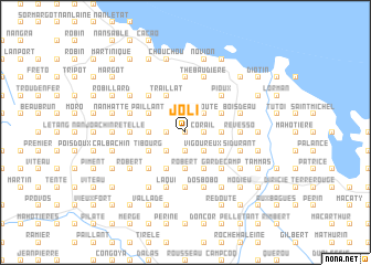 map of Joli