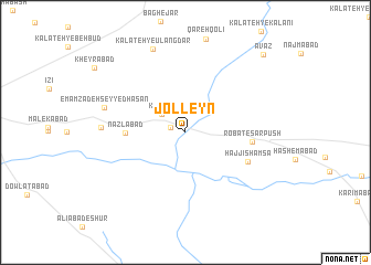 map of Jolleyn