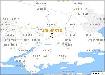 map of Jölmesta