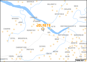 map of Jolmete