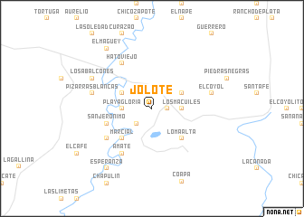 map of Jolote