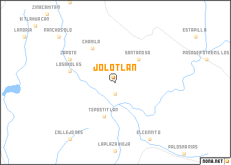 map of Jolotlán