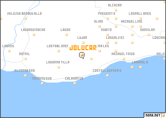 map of Jolúcar